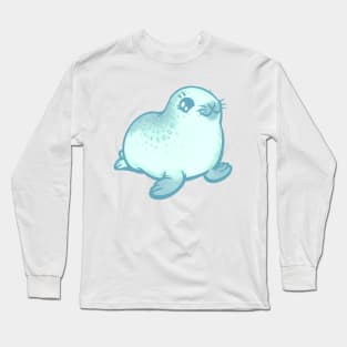 Pale Ice Baby Ringed Seal the Animal Long Sleeve T-Shirt